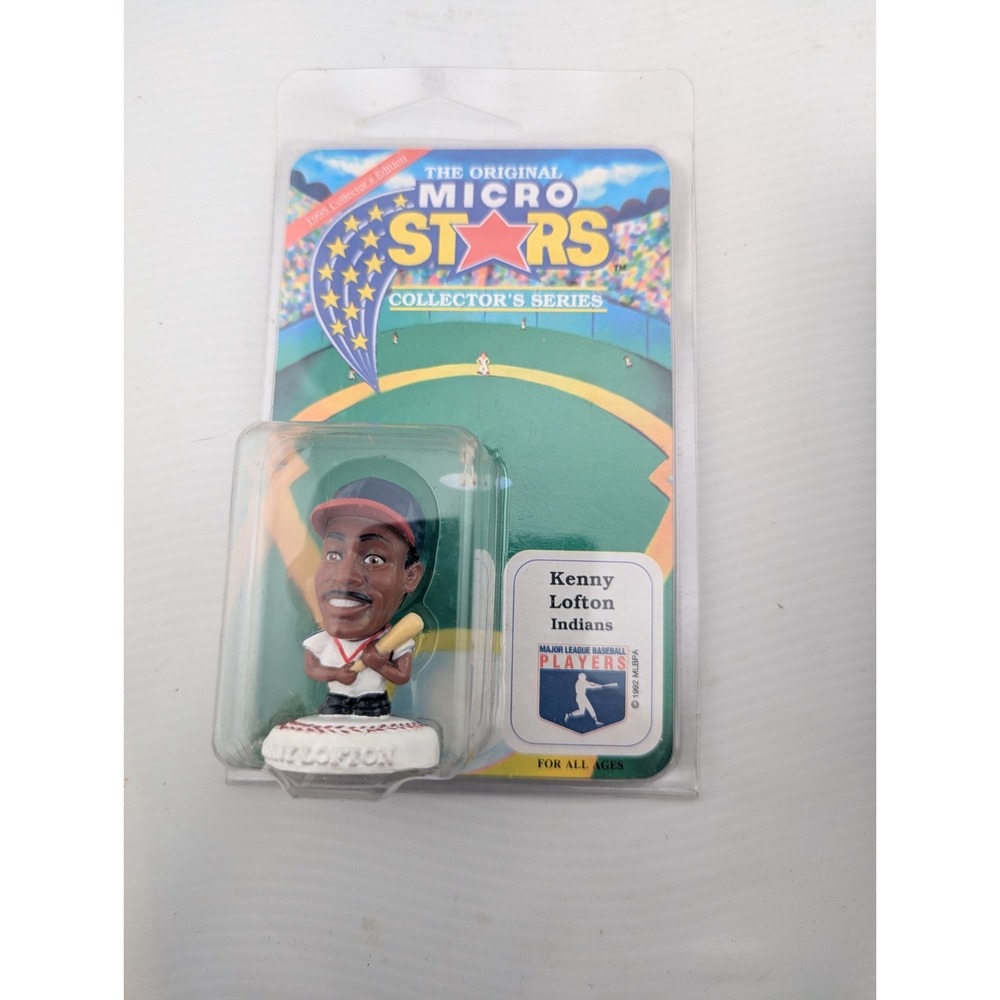 Micro Stars 1995 Collectors Ed. Kenny Lofton Indians Major League Baseball NEW**